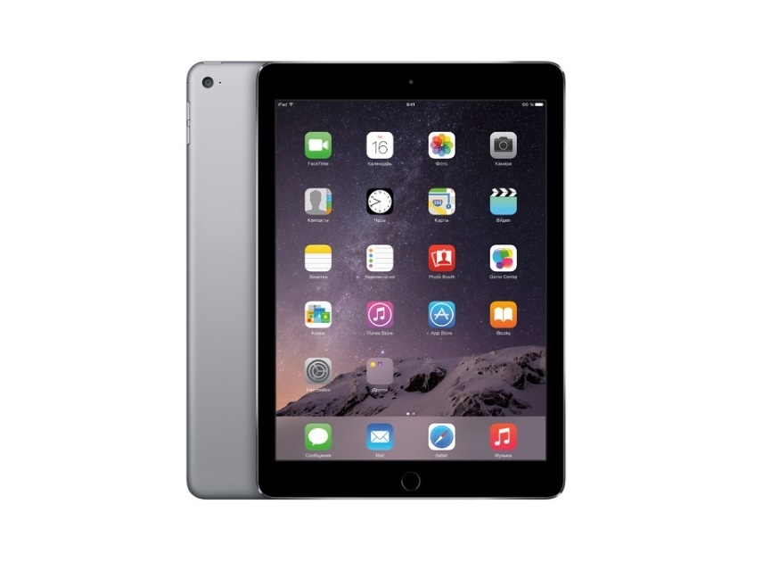 Планшет APPLE iPad Air 2 16GB Wi-Fi + Cellular Space Grey MGGX2RU/A