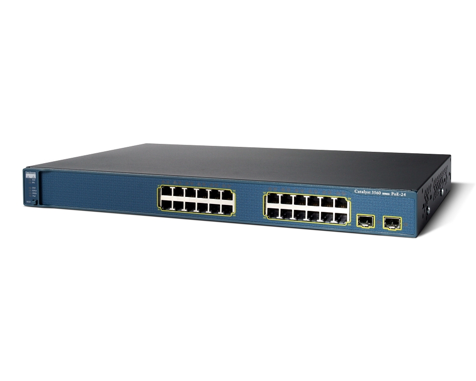 Коммутатор Cisco Catalyst 3560 Series 10/100/1000 Workgroup WS-C3560G-24PS-S