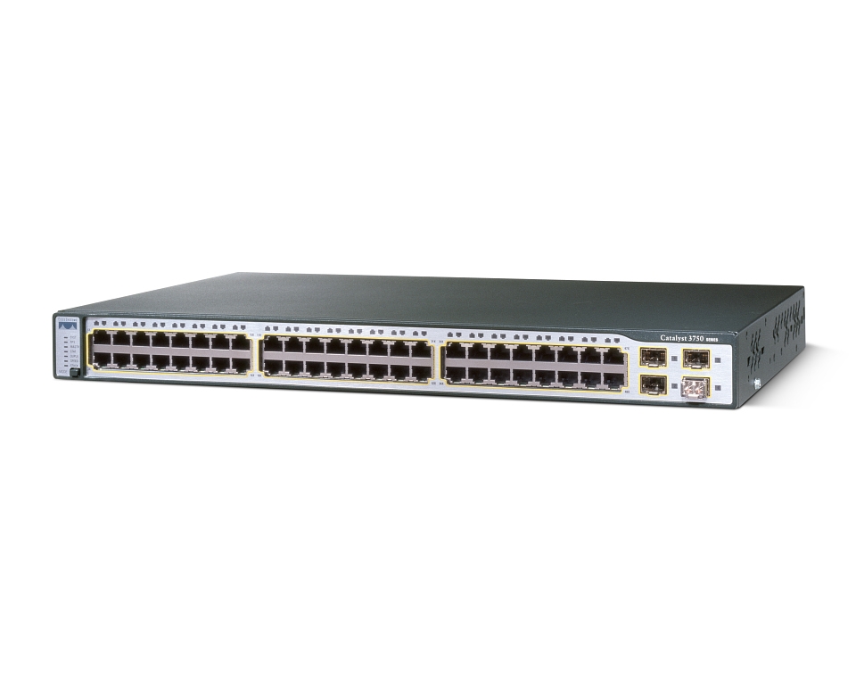 Коммутатор Cisco Catalyst 3750v2 10/100 WS-C3750V2-48PS-S