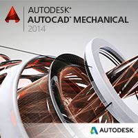Autodesk AutoCAD Mechanical 2014 Commercial New NLM